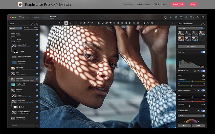 How to Blur a Layout in Pixelmator Pro Mac (Guide 2026)